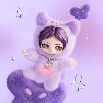 POPMART aespa Fluffy Club Series Vinyl Plush Doll Pendant