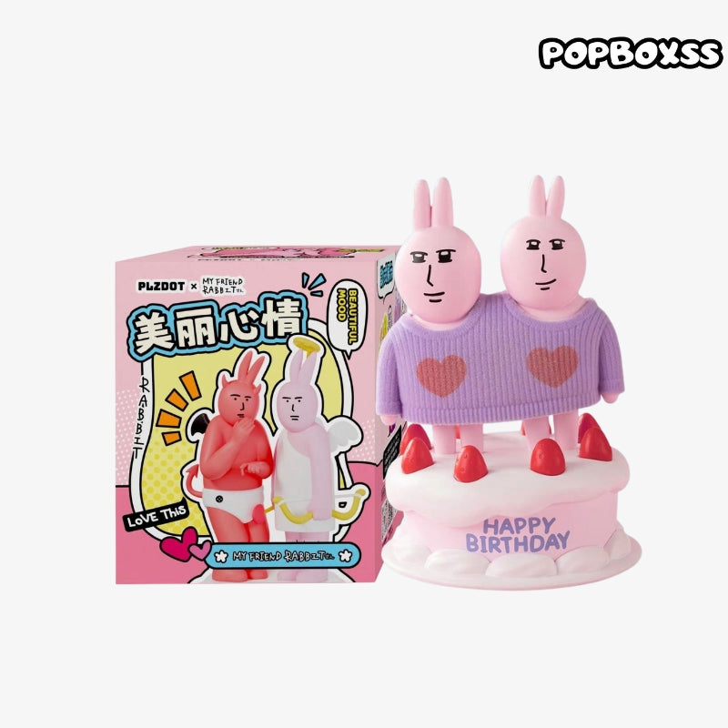PLZDOT My Friend Rabbit Beautiful Mood Series Figure Blind Box
