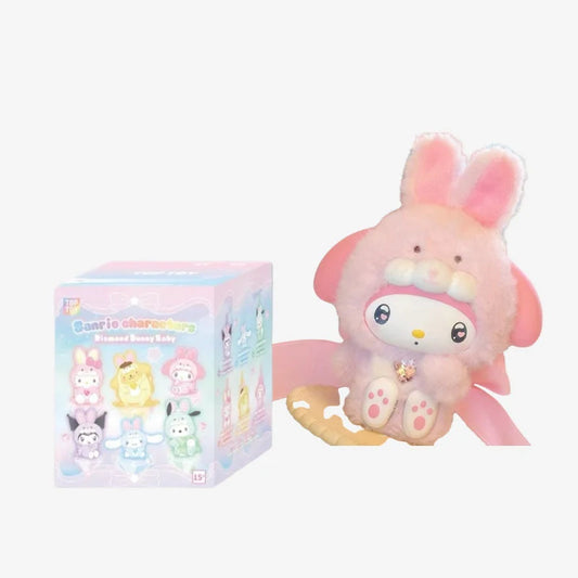 SANRl0 Characters Diamond Bunny Baby Series Plush Blind Box