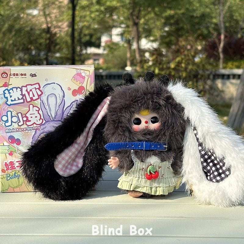 baby three miniature bunny Vinyl plush pendant blind box