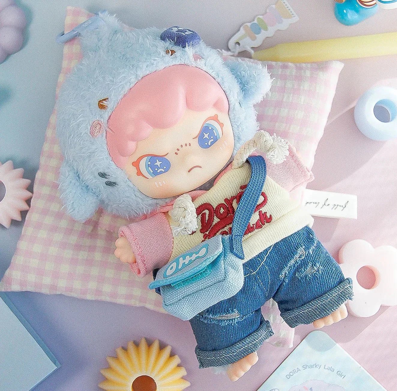 Dora Sharky Lala Girl Vinyl Plush Doll & Pendant