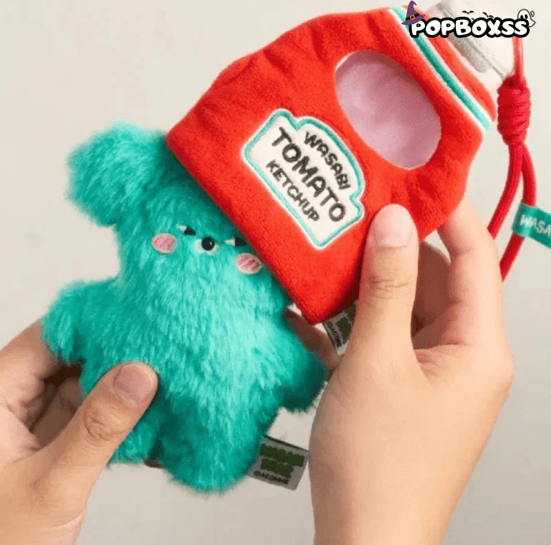 WASABI Bear Flavor Series Plush Keychain Blind Box
