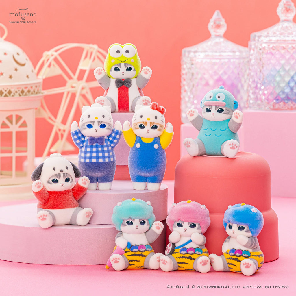 mofusand x Sanrio Characters Fluffy Flock Figure Collection Vol. 1（PRE ORDER）