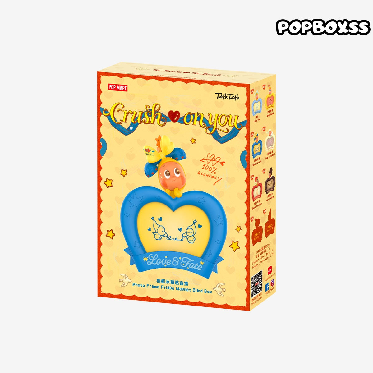 POP MART Twinkle Twinkle Crush On You Series Photo Frame Fridge Magnet Blind Box