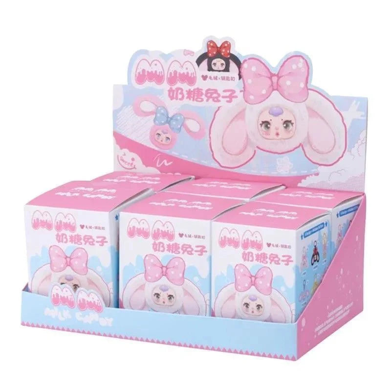 MM Candy Bunny V2 Series Plush Keychain Dolls. Blind Box