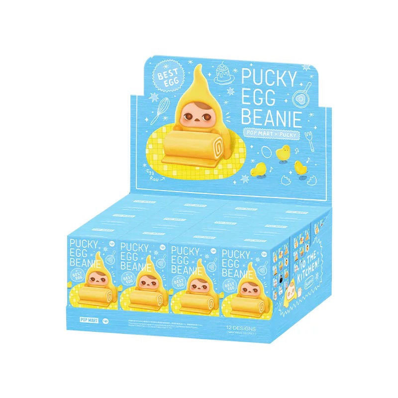 PUCKY Egg Beanie Series Figures. Blind Box