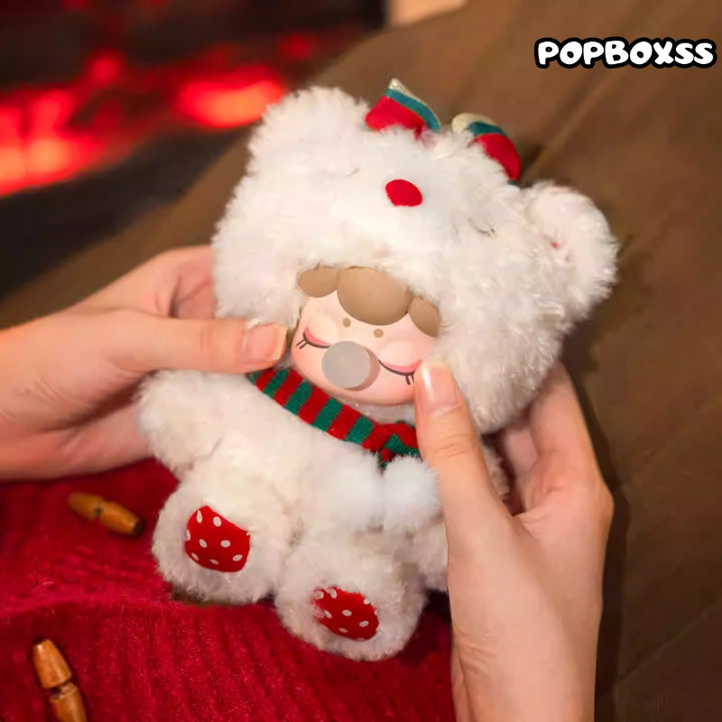 If Rolife comes, Nanci Nanxi Christmas teddy bear pendant plush doll figurine