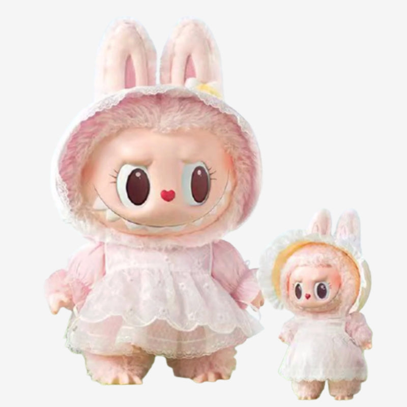 The Monsters Mokoko Fall Into Spring Series Pendant & Vinyl Plush Doll. Mokoko V2