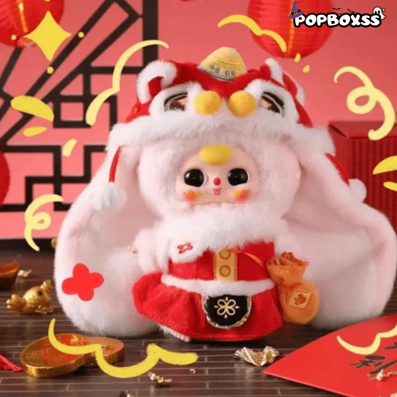 Baby Three Happy New Year Series Plush Toy Pendant Blind Box