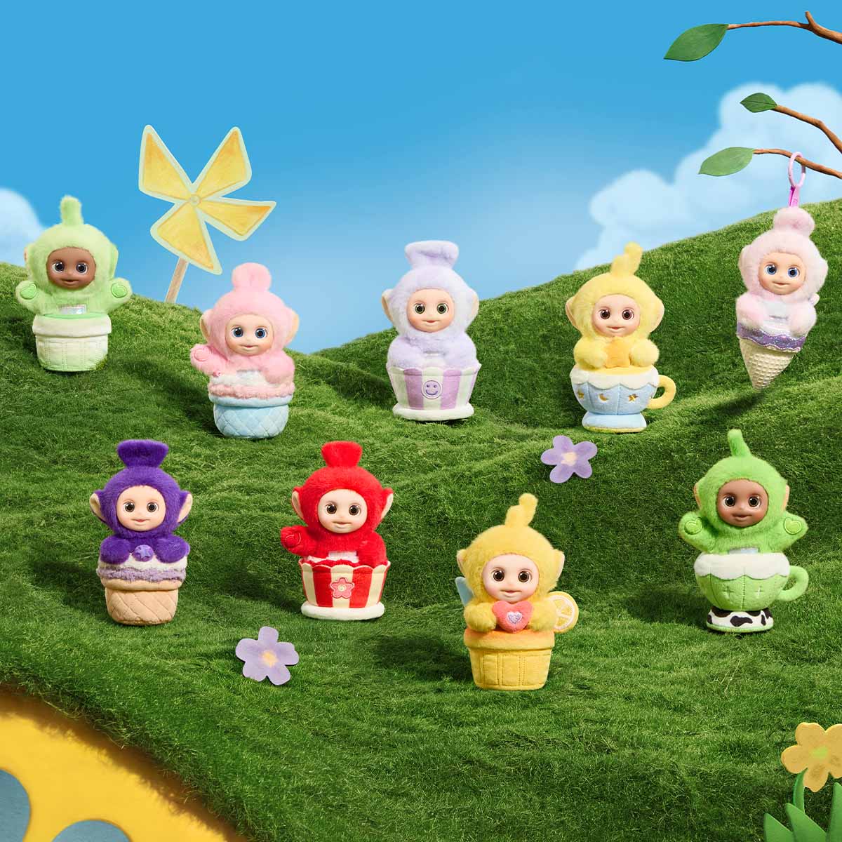 POPMART Teletubbies Afternoon Tea Diary Series Vinyl Plush Pendant