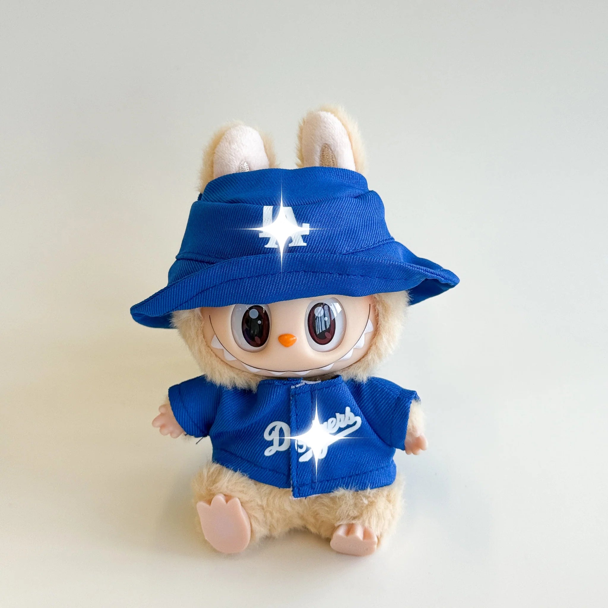 Labubu Baseball Outfit – Blue Edition