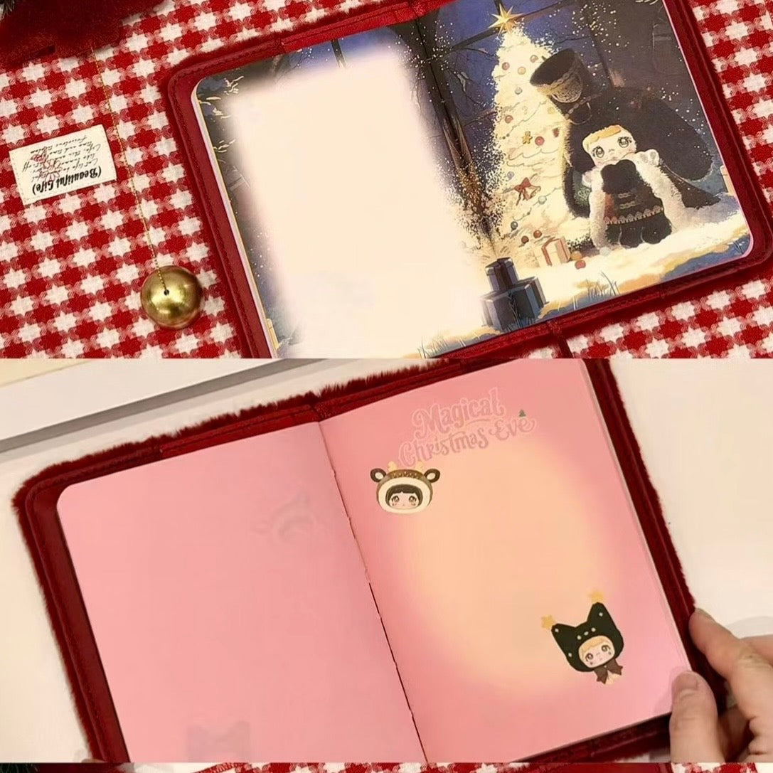 Nommi Merry Chrismas Plush notebook