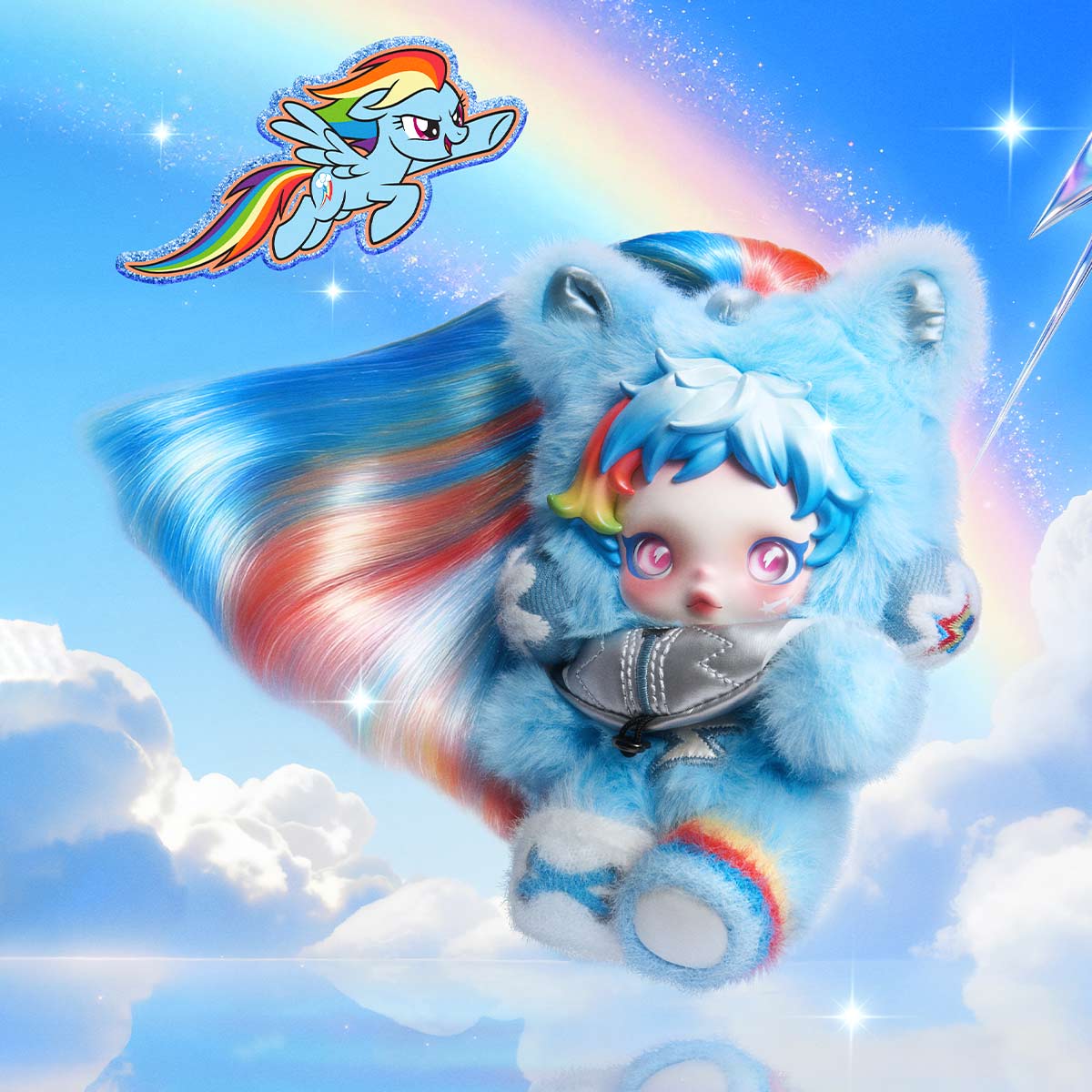 SKULLPANDA × My Little Pony Series Plush Blind Box (PRE-ORDER)