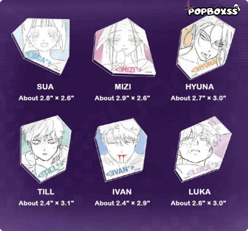 Alien Stage DLC Tragedy On the Stage Series Acrylic Fridge Magnets Blind Box