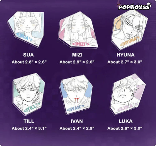 Alien Stage DLC Tragedy On the Stage Series Acrylic Fridge Magnets Blind Box