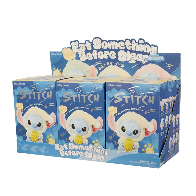 Stltch Eat Something Before Sleep Series Vinly Plush Dolls, Blind Box