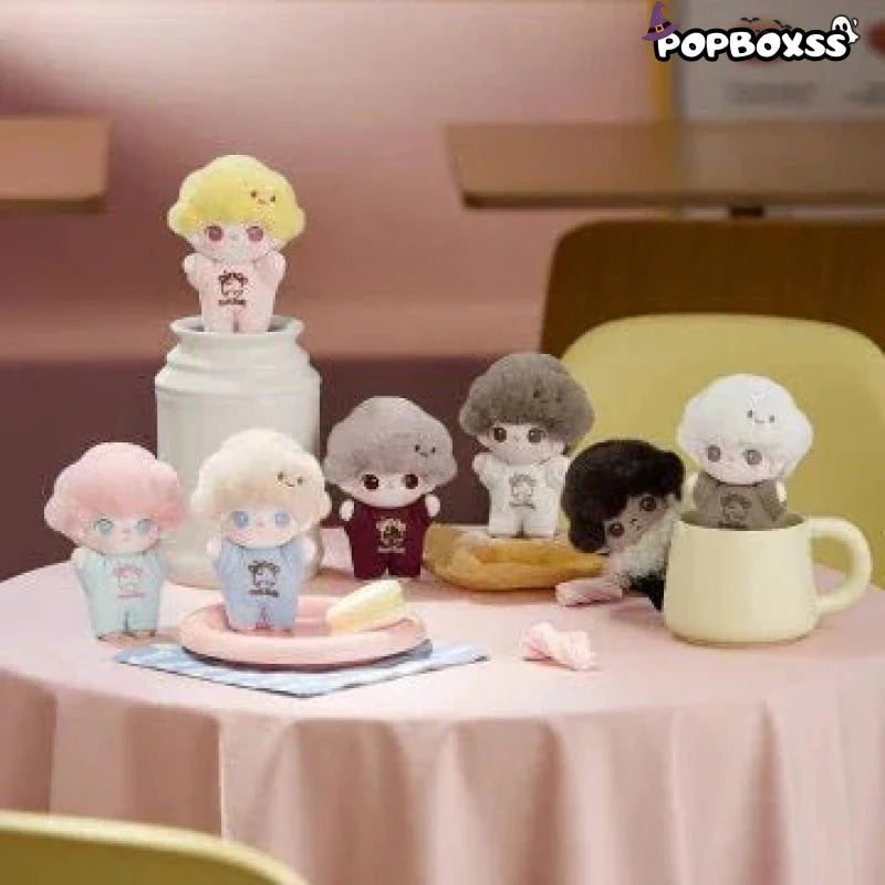 POPMART DIMOO Crush on Coffee Series-Soft-faced Plush Keychain Blind Box