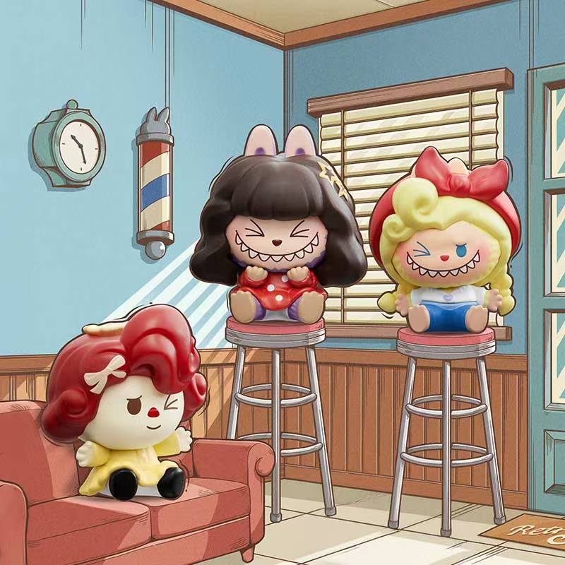 POP MART The Monsters Hair Salon Mini Bean Series Figure Blind Box