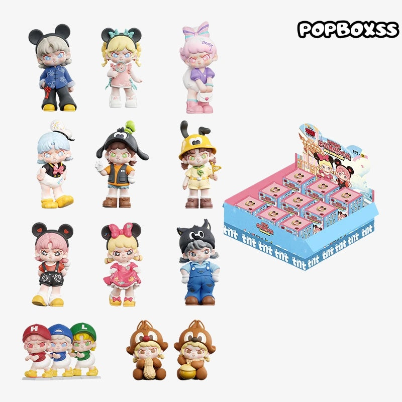 TOP TOY DISNEY DORA Loves Mickey Series Figures Blind Box