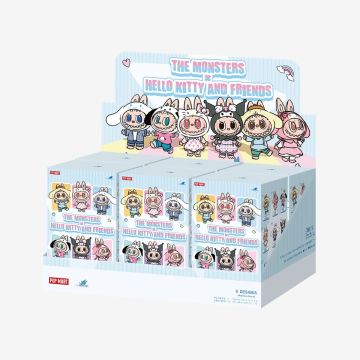 【Hot】THE MONSTERS LABUBU × SANRIO Characters Series Vinyl Plush Pendant Blind Box