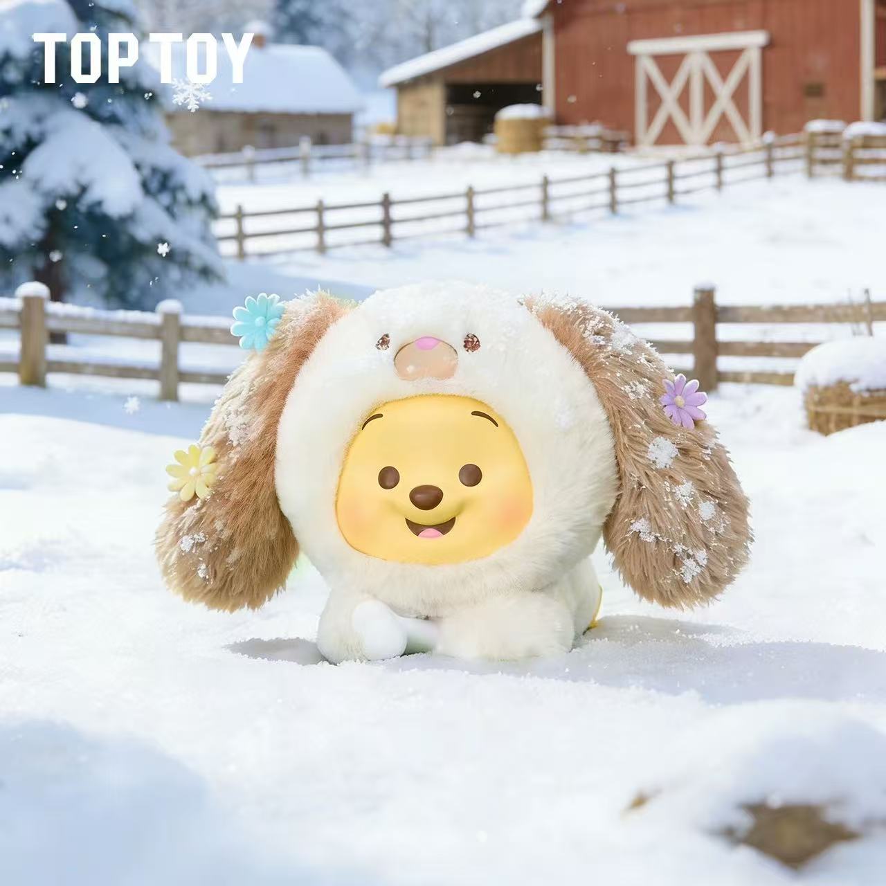 TOPTOY Disney Winnie the Pooh Happy Farm Animal Collection blind box