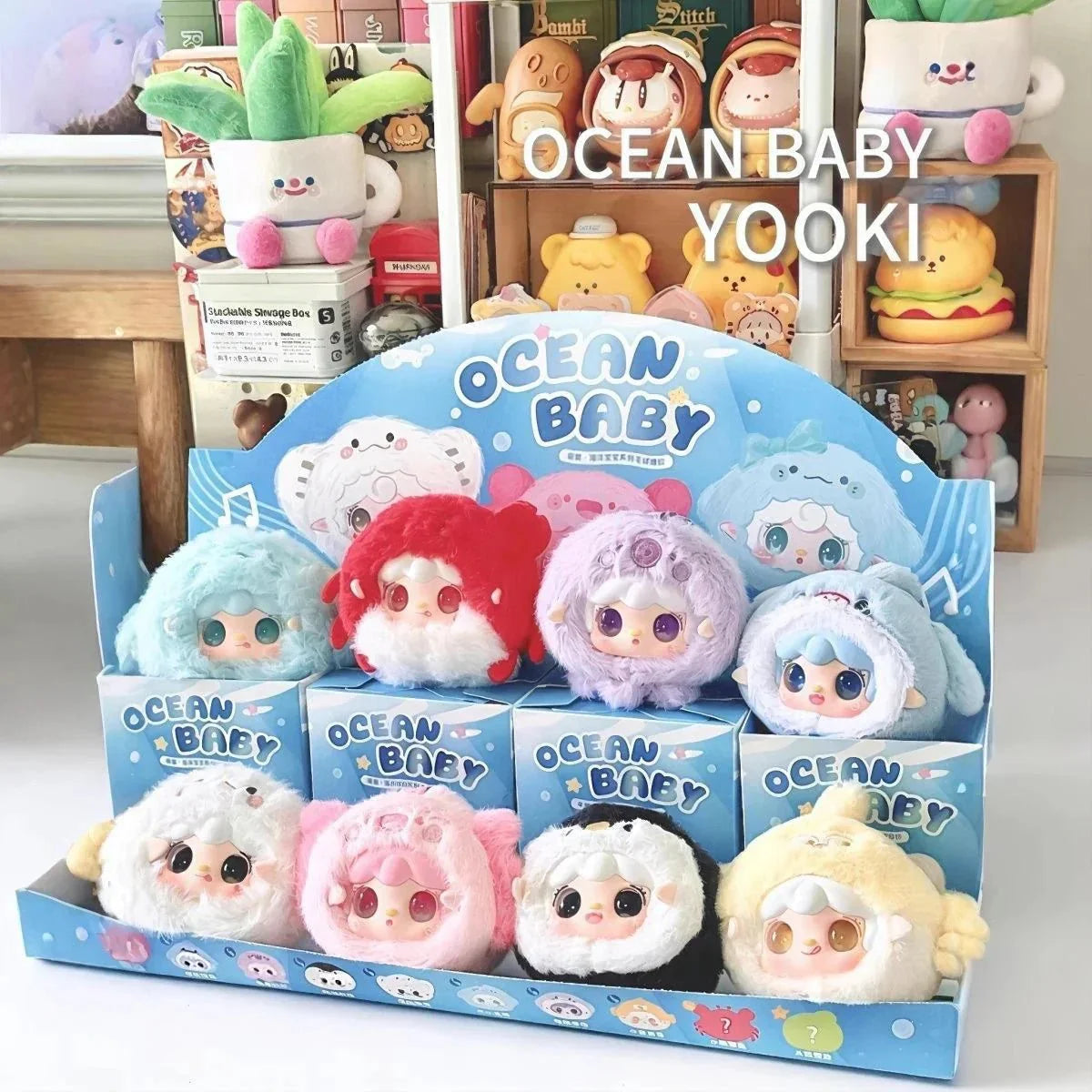 Yooki V6 Ocean Baby Series Plush Doll. Blind Box