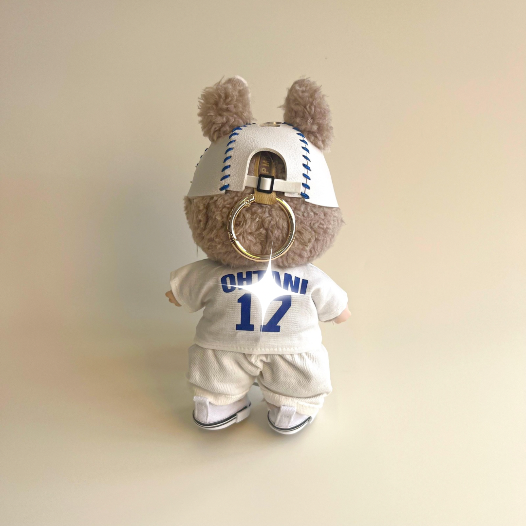Labubu Baseball Outfit Set – Blue & White Sports Edition