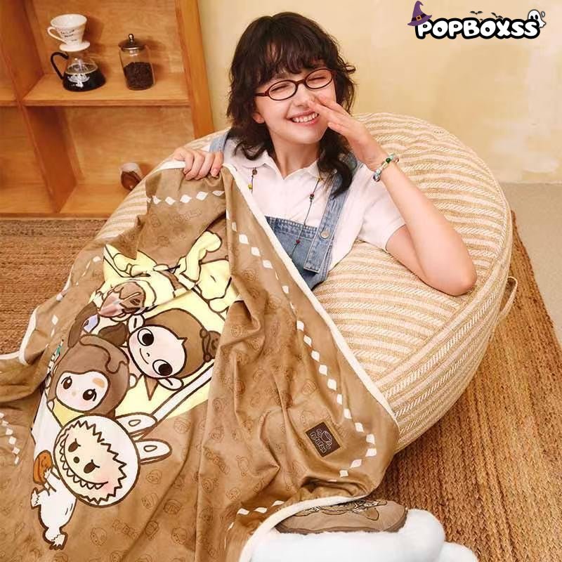 POP BEAN Coffee Factory Series-Blanket & Pillow Set