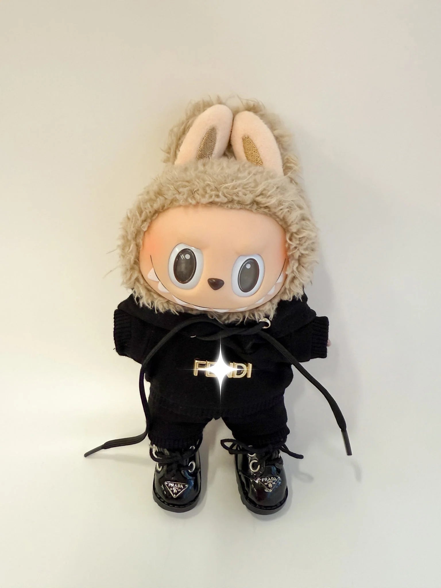 Labubu Black Tracksuit Set – Sporty Chic Edition