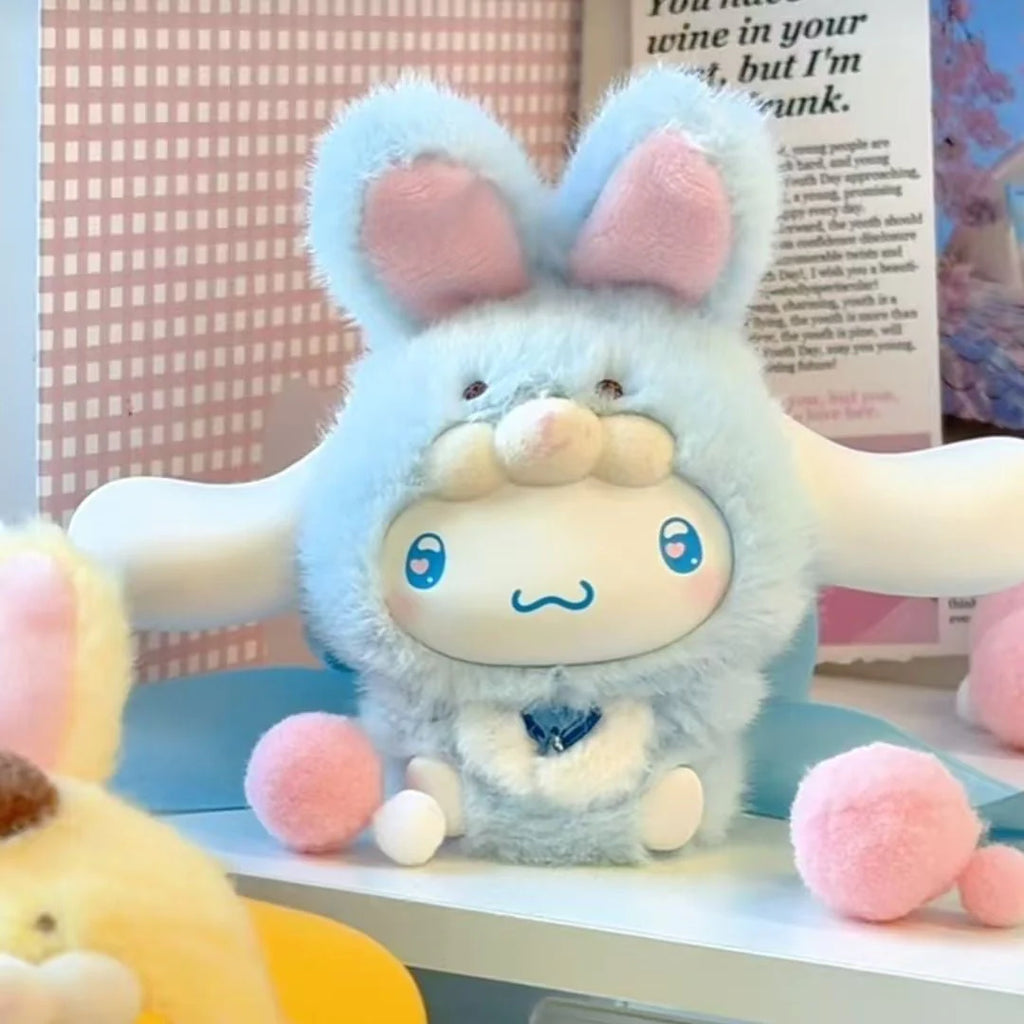 SANRl0 Characters Diamond Bunny Baby Series Plush Blind Box