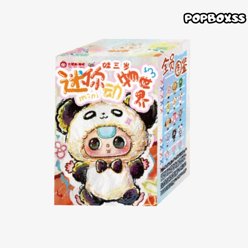 Baby Three Mini Animal World Series Plush Blind Box