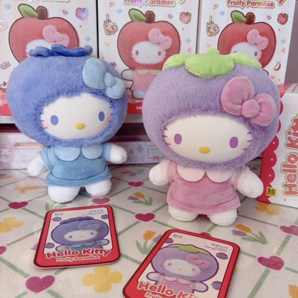 HELLO KlTTY Fruity Paradise Series Plush Dolls, Blind Box