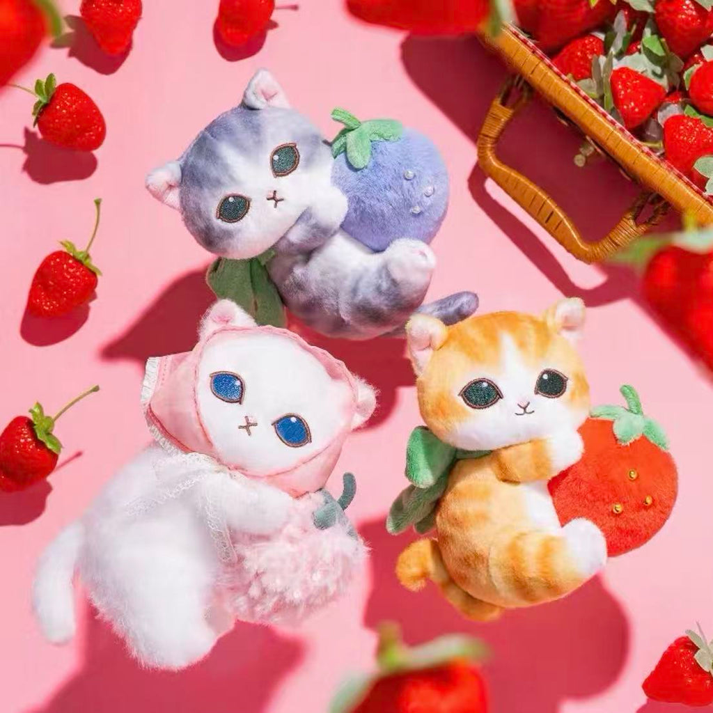 Mofusand MERCI STRAWBERRY V2 Series Plush Pendant
