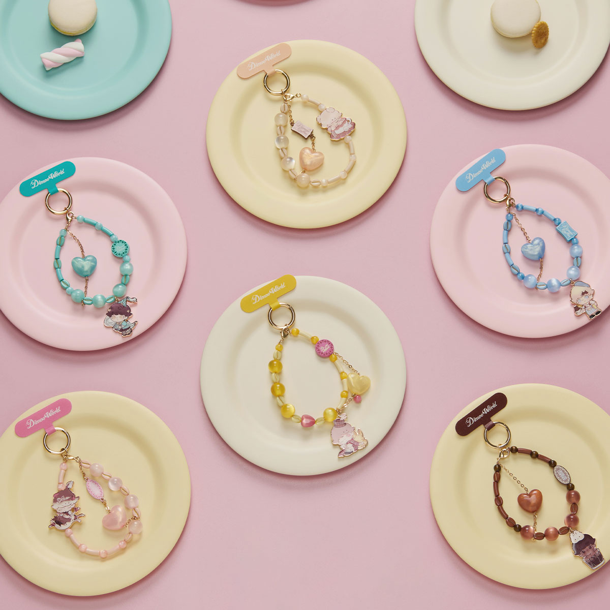 POPMART DIMOO Crush on Coffee Series-Phone Charm Blind Box