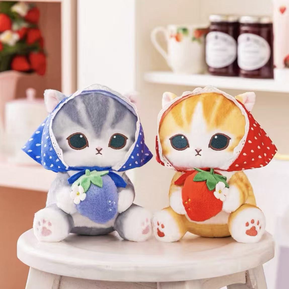 Mofusand MERCI STRAWBERRY V2 Series Plush Pendant