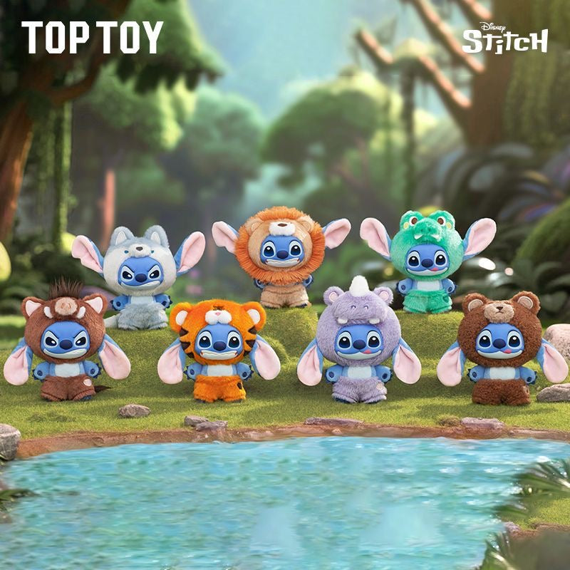 TOP TOY D STlTCH Wild Animal Series Plush Dolls, Blind Box