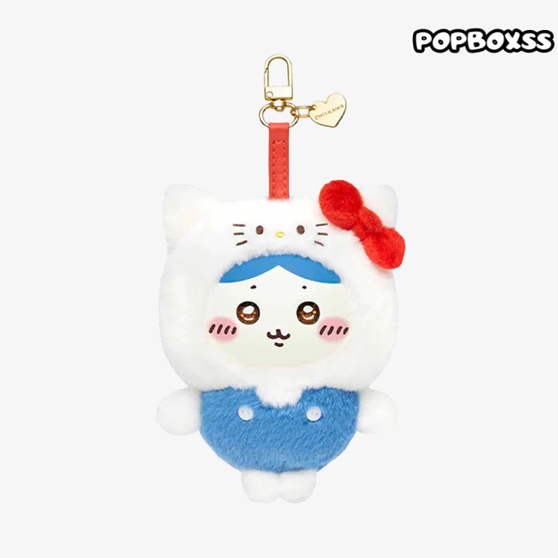 Chiikawa x Sanrio Characters Vinyl Plush Keychains