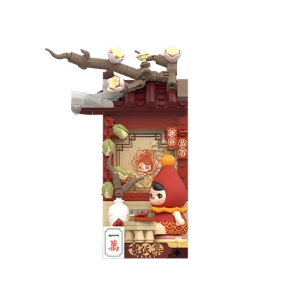 Wealthy Snake's New Year Celebration -Fortunate Hand Series Block Figures