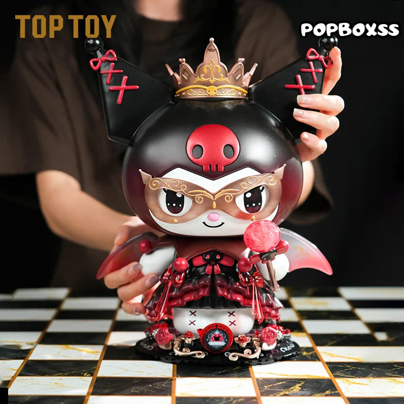 TOP TOY Kuromi Dark Castle Night Building Blocks Figure 450+Pcs
