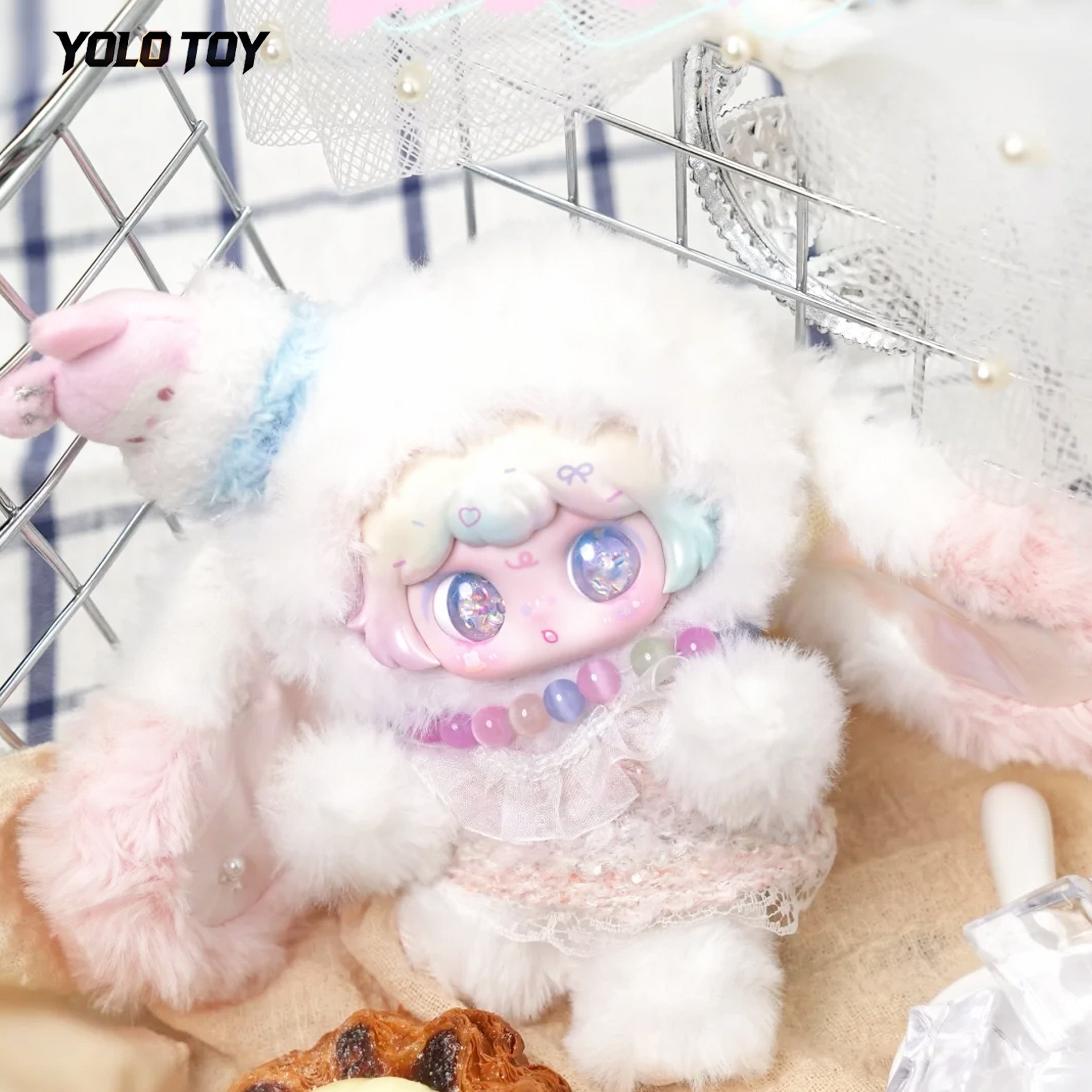 TOLO TOY TO MEET Who stole the cake Vinyl plush pendant blind box