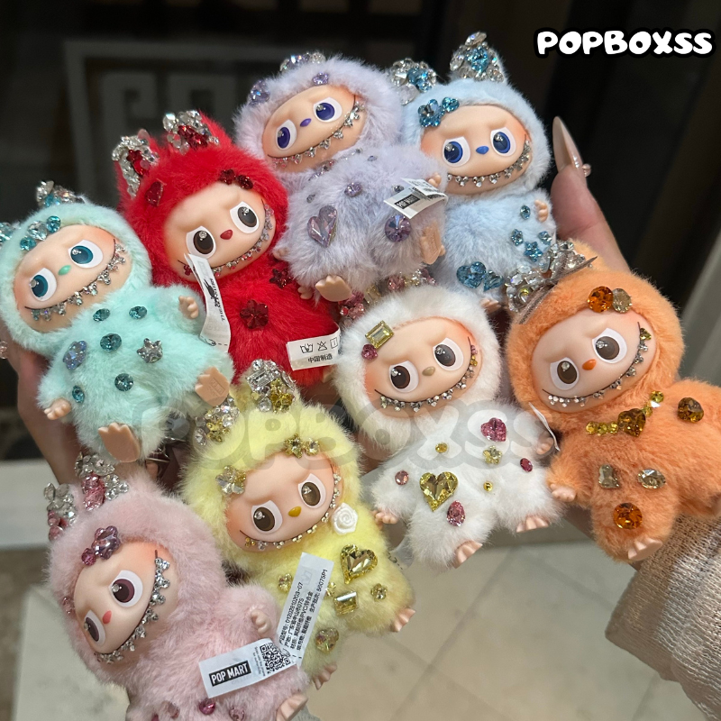 【Customized Two-Week】Labubu Swarovski Crystal Doll Clothes (Doll Included) Pin for Love