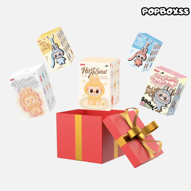 【Black Friday Sets】POPMART Labubu V1 V2 V3 letters A and B set（5 boxs）