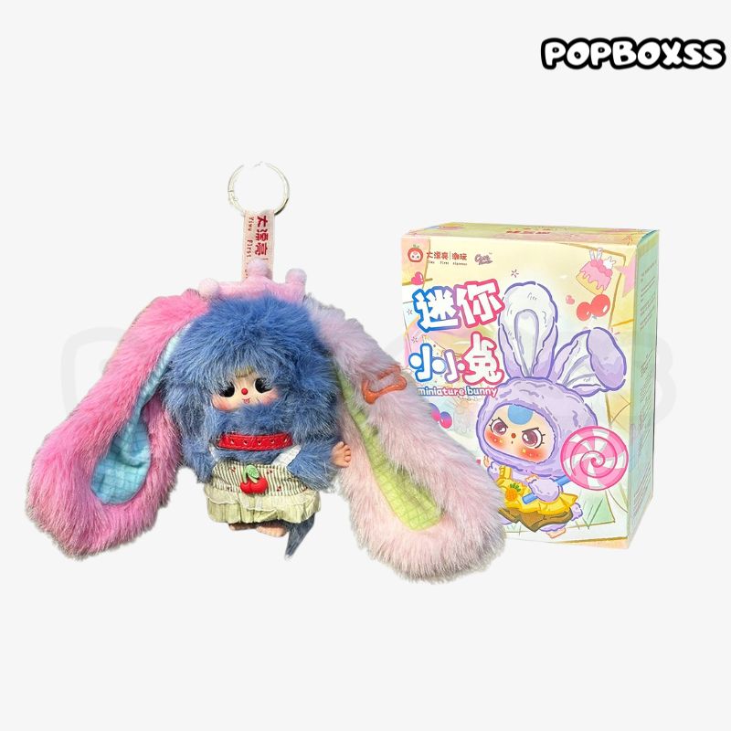 baby three miniature bunny Vinyl plush pendant blind box