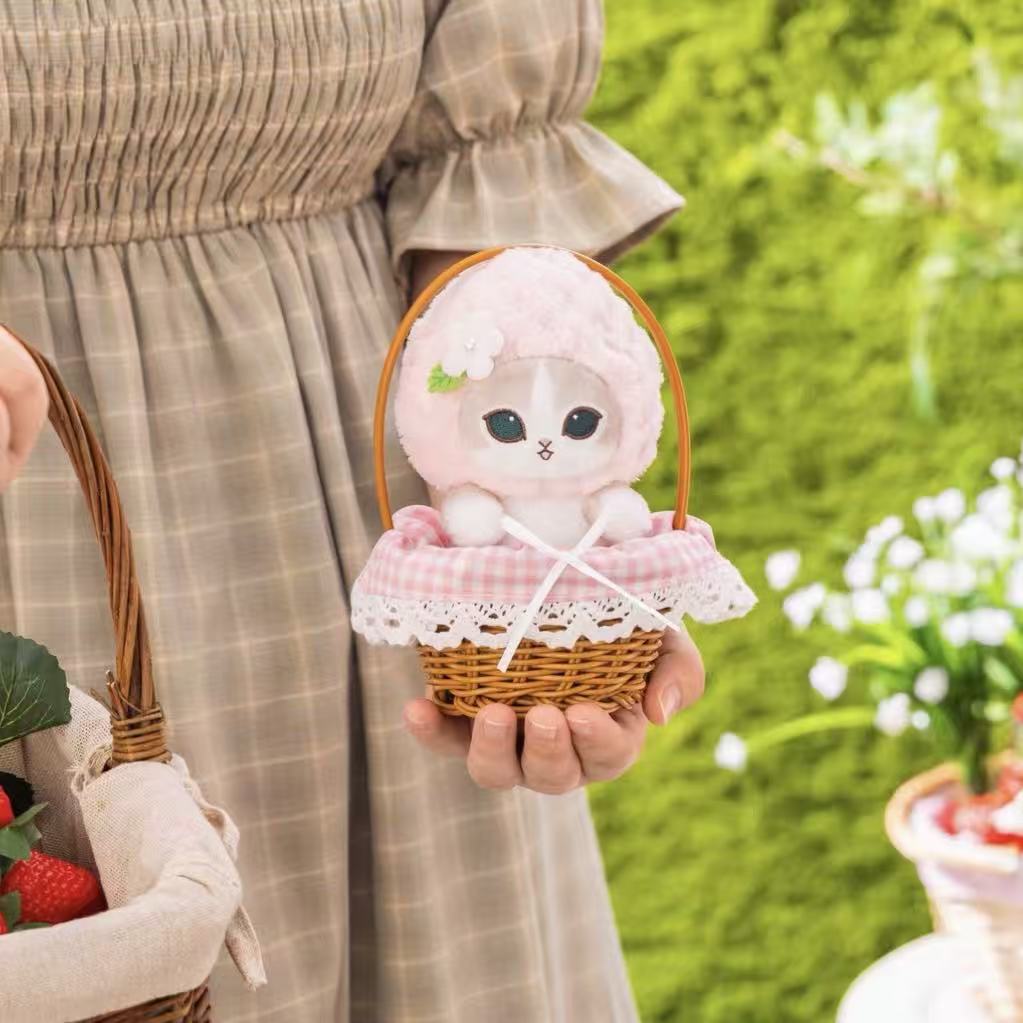 Mofusand MERCI STRAWBERRY Series Plush Pendant