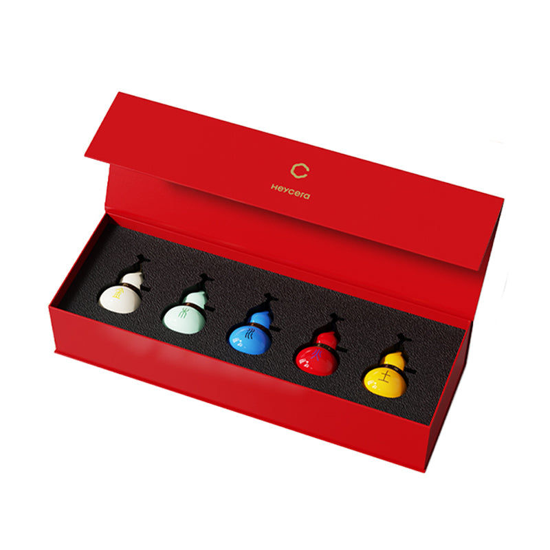 Heycera Five Elements Gourd Ceramic ornaments pendants