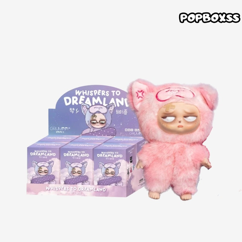 【US 3-5 Arrival】Sleepless Grumpipi V2 Whispers to Dreamland Series Plush Blind Box
