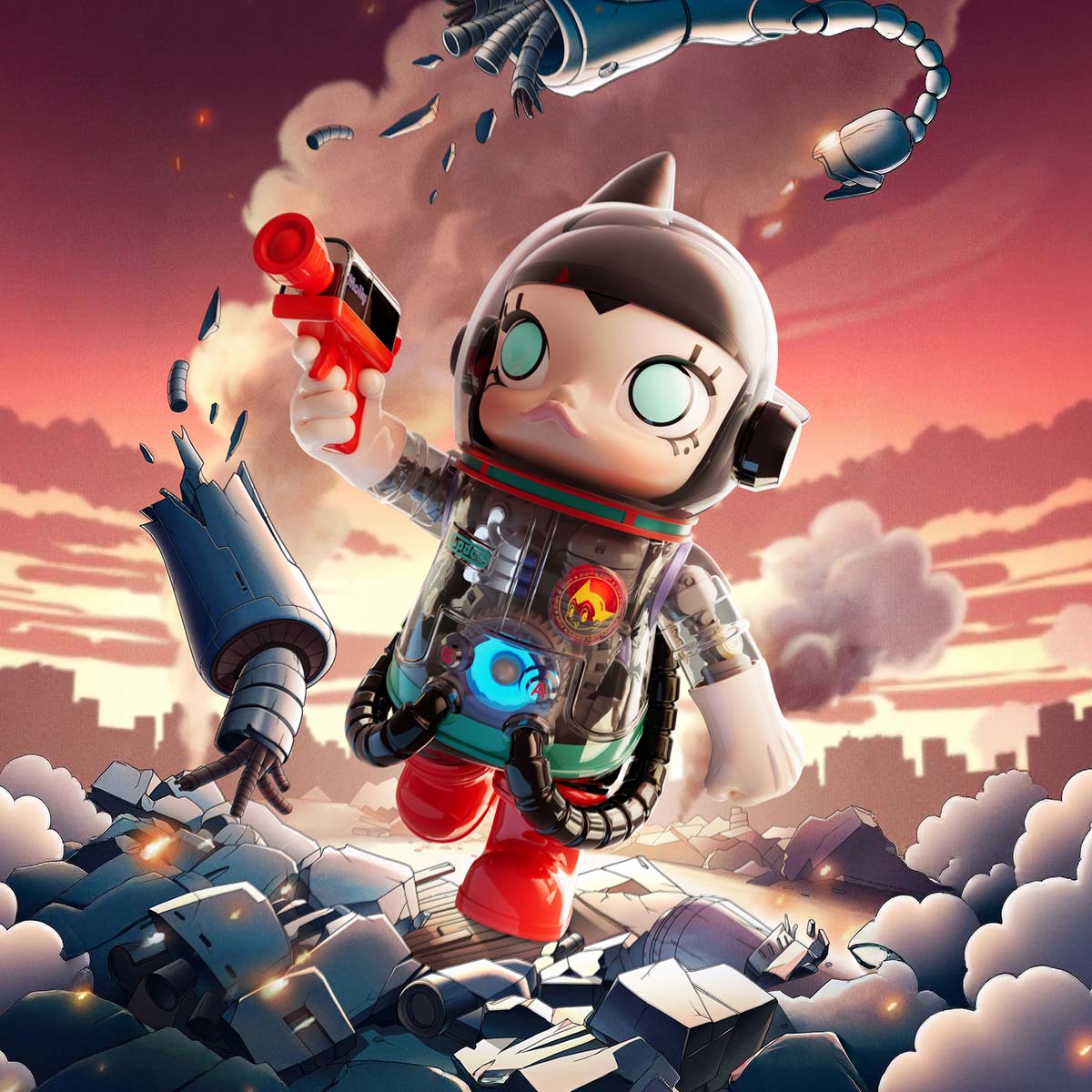 POPMART MEGA SPACE MOLLY 400% ASTRO BOY