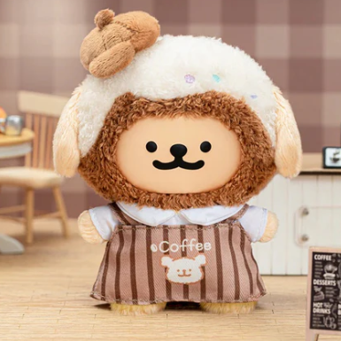 Maltese Colorful Daily Life Series Plush Pendant Dolls, Blind Box