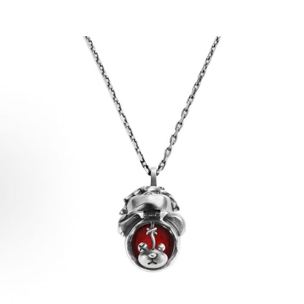 POPOP Hirono Vintage Bear Double-Layer Necklace