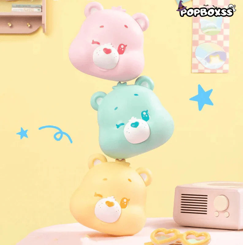Care Bears Little Things Series Cubby Face Mini Beans Figures, Blind Bag